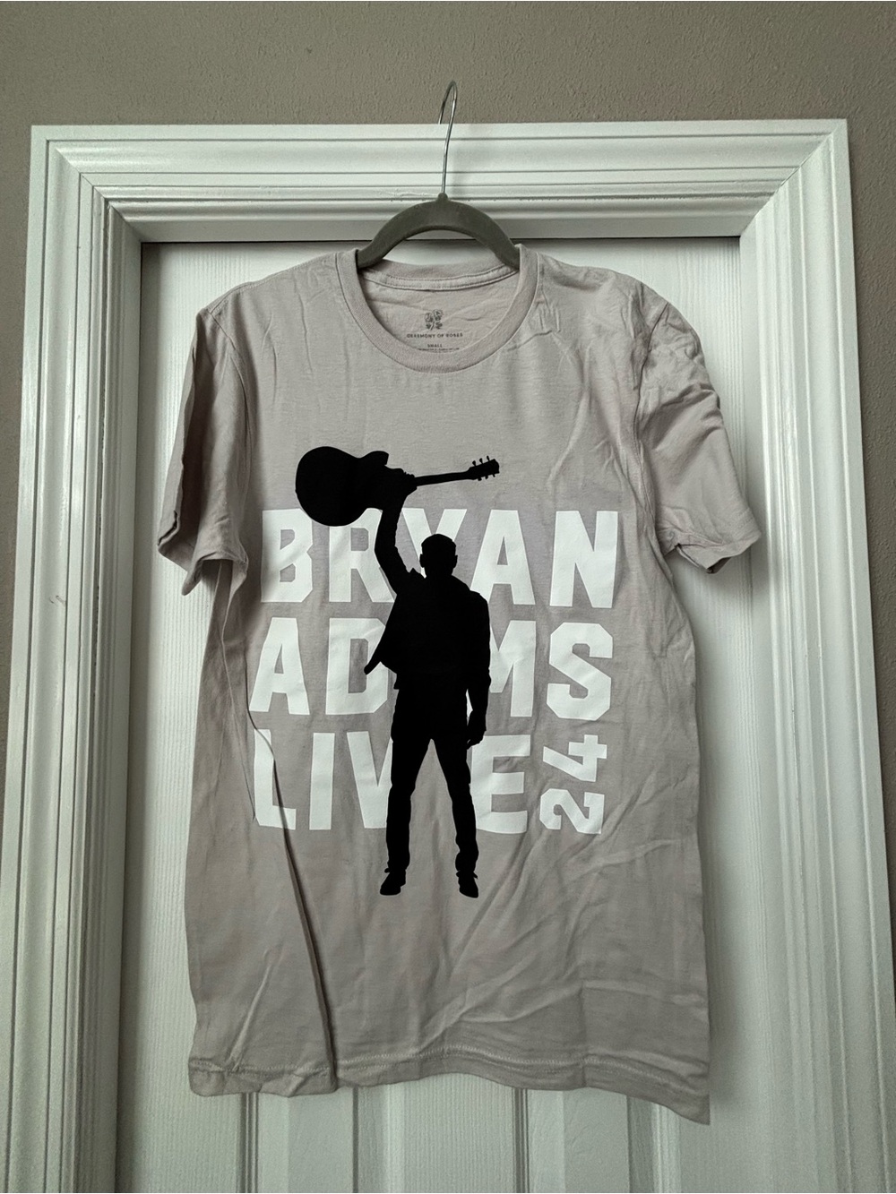 Bryan Adams Live 24 Graphic Tee - Light Gray